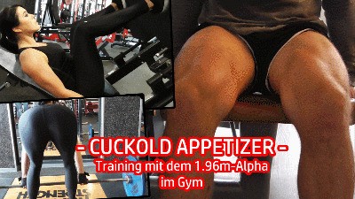 Cuckold Appetizer – Training Mit Dem 196m Alpha Im Gym